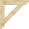 Ekena Millwork Traditional Slat Rough Sawn Bracket w/ Offset Brace, Douglas Fir, 8"W x 40"D x 40"H BKT0806X40X40TRA06RDF - alternate 4